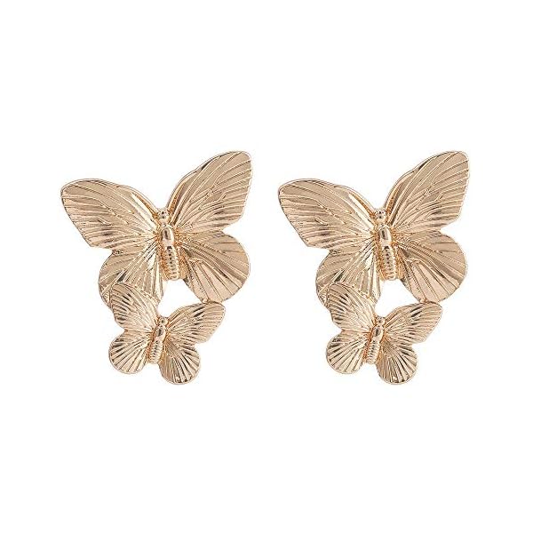 fxmimior-Bohemian-Dainty-Gold-Big-Butterfly-Earrings-Big-Dainty-Gold-Drop-Earrings-Statement-Charm-Earring-Body-Jewelry-for-Women-and-Girls fxmimior Bohemian Dainty Gold Big Butterfly Earrings Big Dainty Gold Drop Earrings Statement Charm Earring Body Jewelry for Women and Girls