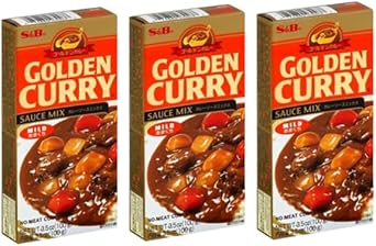S&B Golden Curry Mild 92g x 3