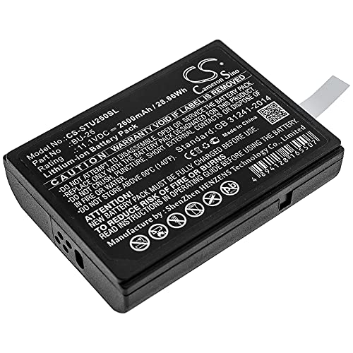BORNMIO Replacement Battery for Sumitomo Type-25e Fusion Splicers BU25 Type-25 BU-25 (2600mAh)