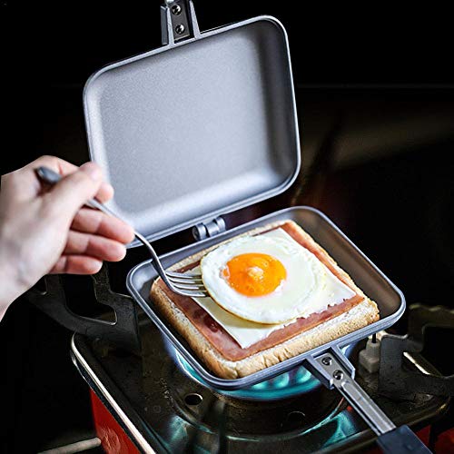 Hot Sandwich Maker Press Breakfast Sandwich Cheese Egg Maker Machine For Home And Camping - Thumbnail 4