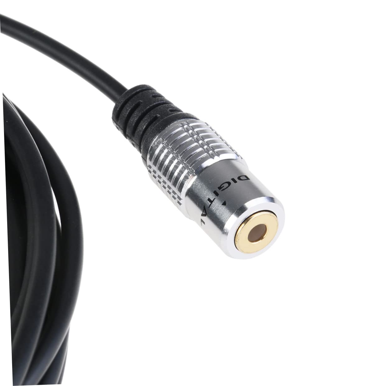 Artibetter 6pezzi Cavo Audio Stereo Maschio Femmina Da Estensione Cuffie Alta Qualità Alluminio Compatibile Con Dispositivi Ios e Altri Metri Nero