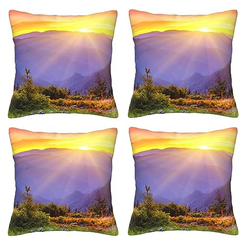 Housse de coussin douce de qualité supérieure Rocky Mountain