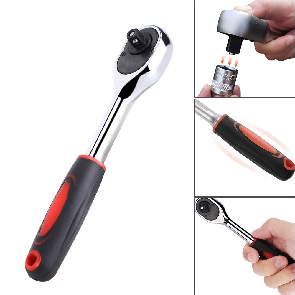 Chiave A Cricchetto 1/4 - Chiave Inglese A Bussola Con Sgancio Rapido - Foto 6