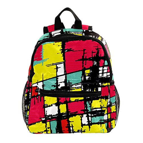 Sac à dos enfants 30,5 cm petit sac voyage garçon fille peinture abstraite