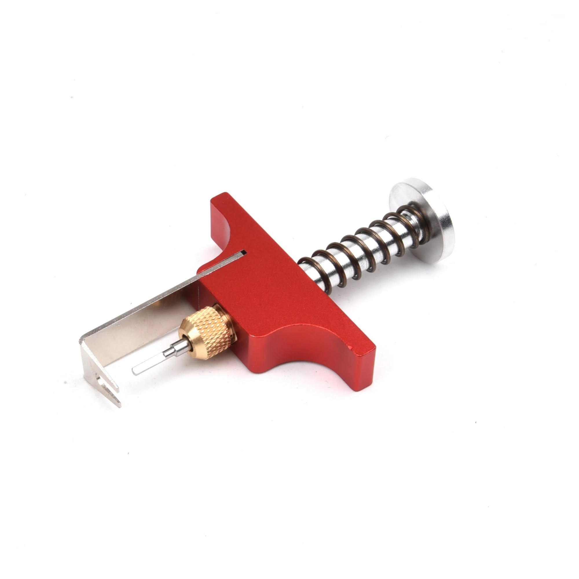 Extractor de hélices, herramienta de extracción de aleación de aluminio, removedor de accesorios con pasadores eyectores de repuesto for Dron RC FPV Air65 75(Red)