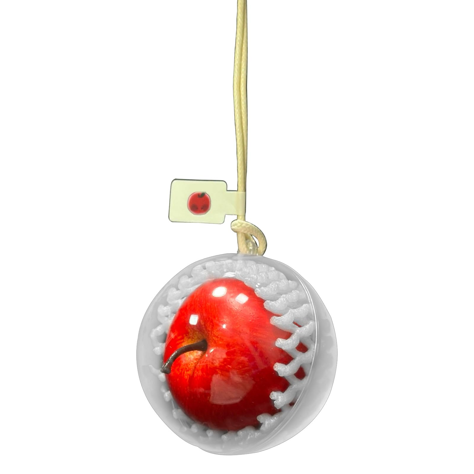 Jazuaiao Fruit Keychain Bag Charms Hangings Car Keyrings Simulated Pendant Charm Auto Interior Decors Accessories Simulated Keychain