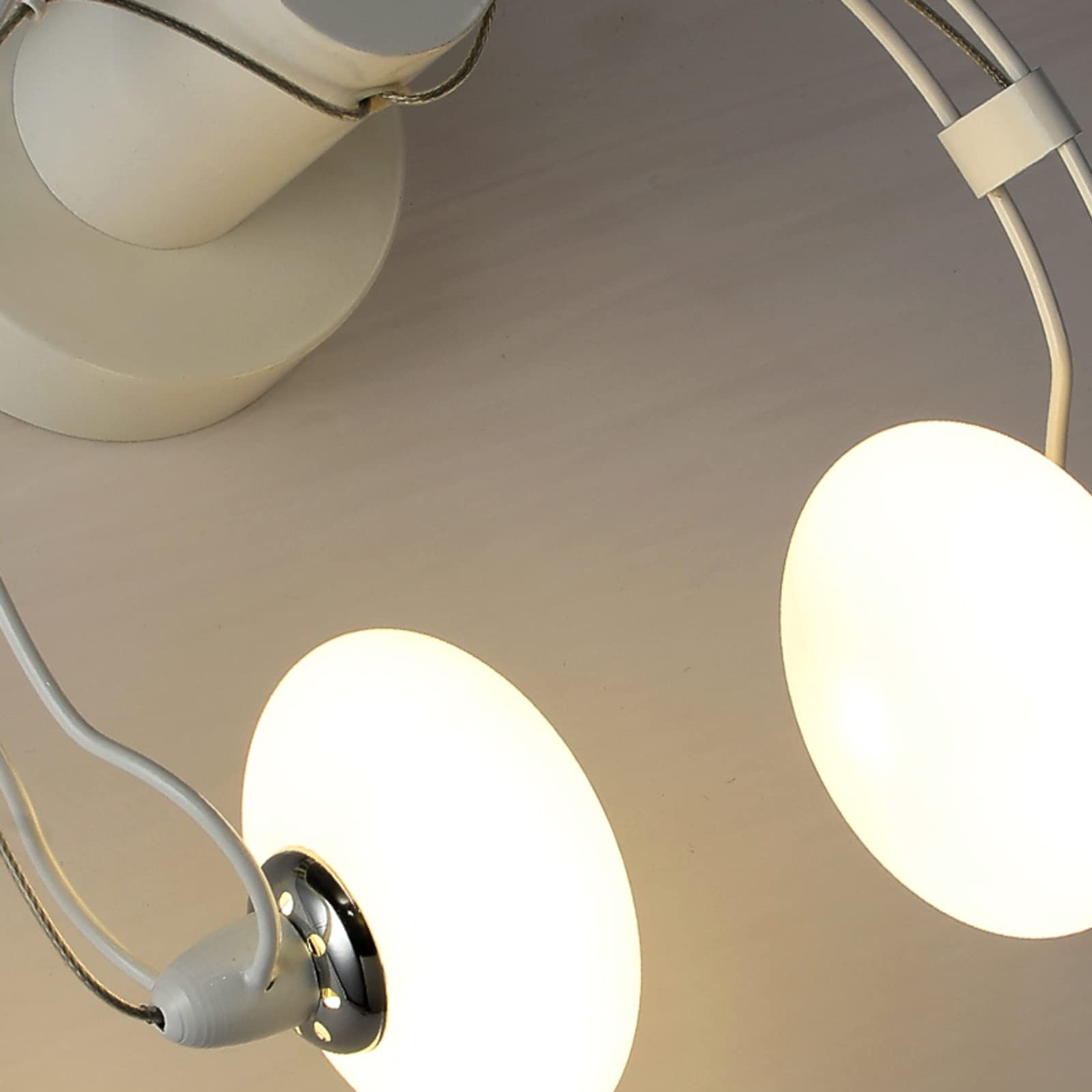Lampada da Parete LED Moderna e Creativa a Forma di cuffietta in Ferro, Illuminazione per Camera da Letto, Comodino in Vetro, Include 2 lampadine G4 (Bianca) - Perfetta per l'arred