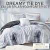 Intelligent Design Twin Comforter Set, Watercolor Twin Bedding Sets, Boho Tie Dye Comforter Set for Teen Girl & Boys, 3 Pieces Cassiopeia Comforter Twin, Sham, Pillow Twin/Twin XL, Charcoal 3 Piece #1