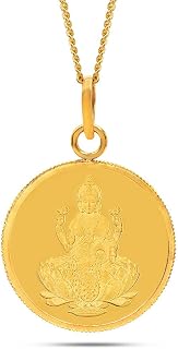 KALYAN JEWELLERS 24K (999) Purity Goddess Lakshmi Gold Coin Pendant 4 Gms Price In India