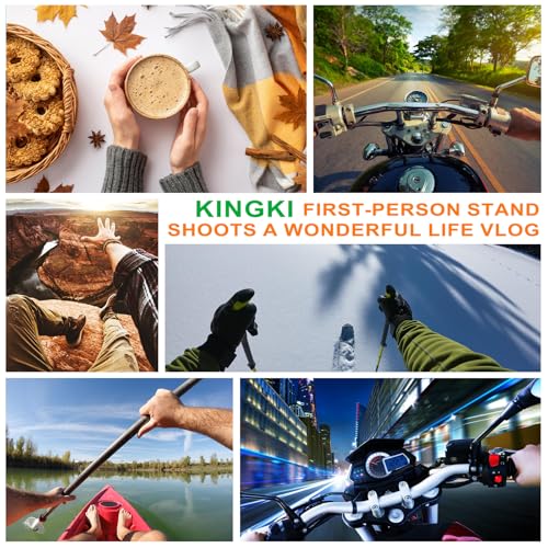Image of KINGKI Mobile Phone Chest Mount Harness Strap Holder Cell Phone Clip Action Camera POV for Samsung iPhone Plus etc (Pack of 2)