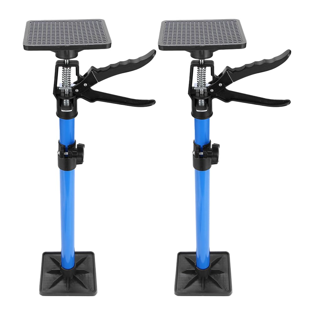 2Pcs Telescopic Plasterboard Props 115-290CM Plasterboard Lifter 40Kg Load