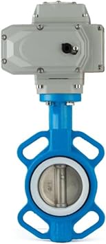 DN40-DN400 Motorized Butterfly Valve PTFE Sealing Wafer Type Electric Valve Atomatic 4-20mal Control Regulating Type ValveDN50