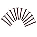 (Burgundy) Pack of 12 Vinyl Shutter Fastener Spike Loks for Installing Decorative Exterior Vinyl Shutters