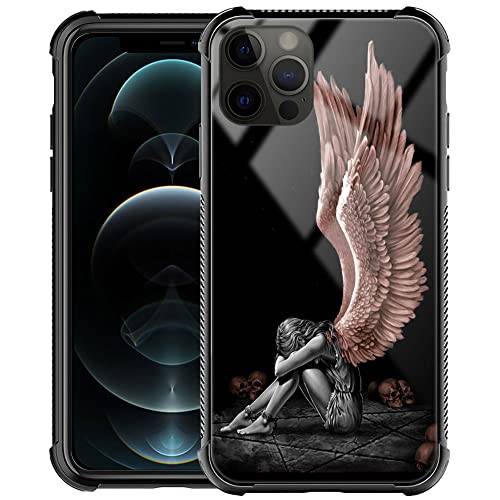 Iphone 13 Pro Max Case,Angel Wings Girl Iphone 13 Pro Max Case,Fashion Personality Pattern With Bumper Shock Scratch Protection Case For Man Women Girls Boys For Iphone 13 Pro Max 6.7 Inch #TOP5