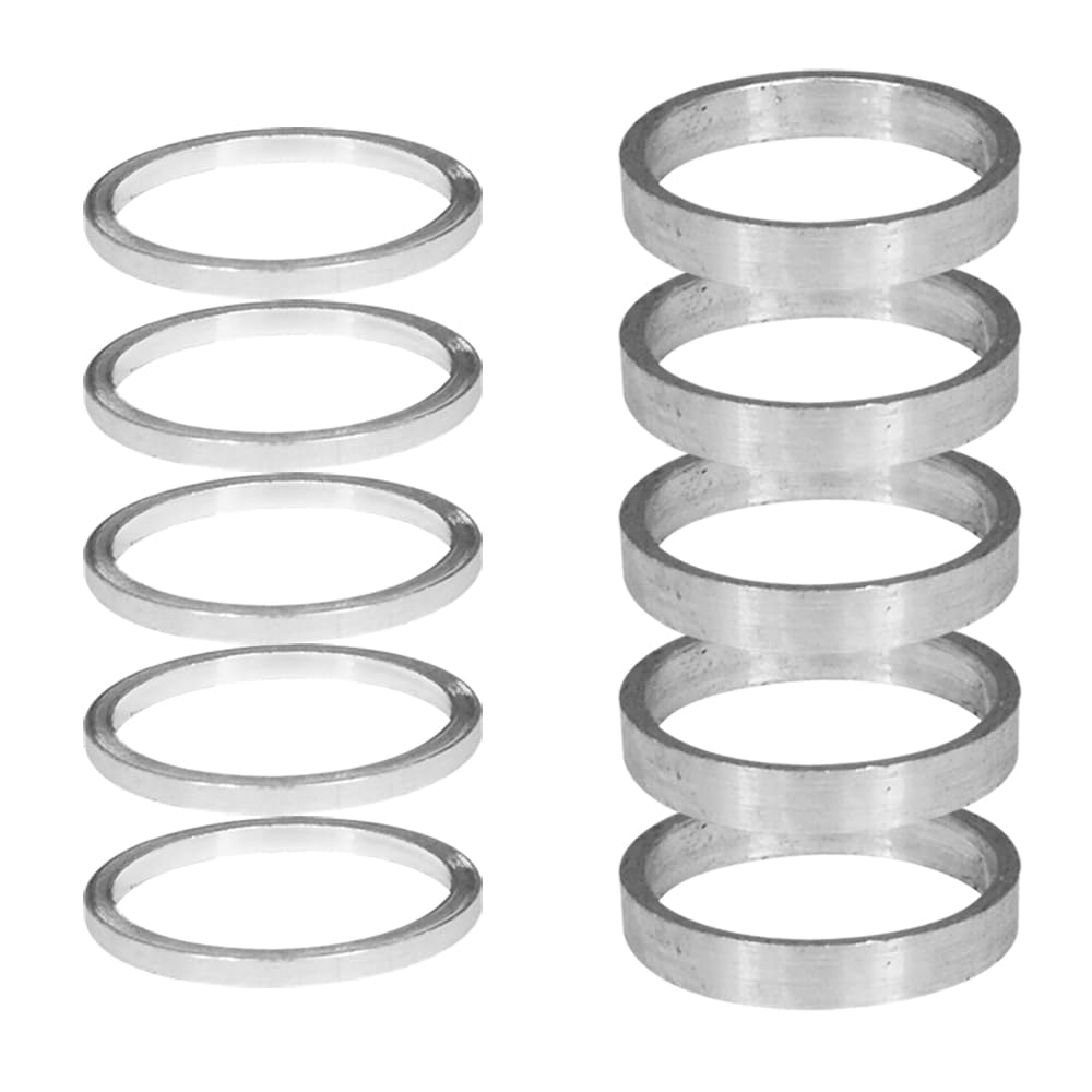 5 tornillos para cada plato individual/doble/triple, tuercas de disco, tuercas de cadena + 10 arandelas para bicicleta de carretera, bicicleta de montaña, MTB (25 piezas)