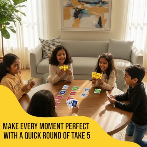 Image of Amigo Take 5 Card Game | Fun Family Strategy Game for Kids & Adults | 2-10 Players | Age 8+ | Party & Travel Game