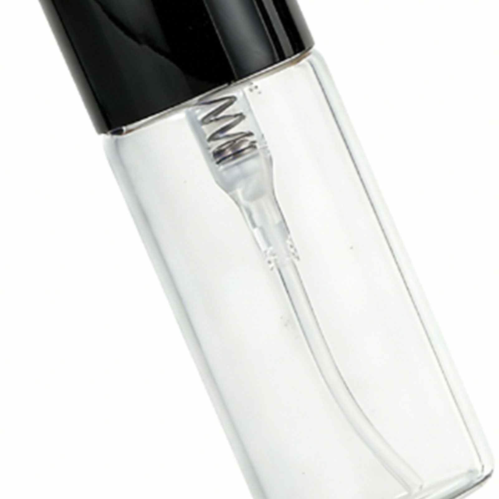 Set di mini flaconi spray per profumo in vetro trasparente, ricaricabili, 5 ml, per viaggi, vita quotidiana, 50 pezzi (vetro nero da 5 ml)