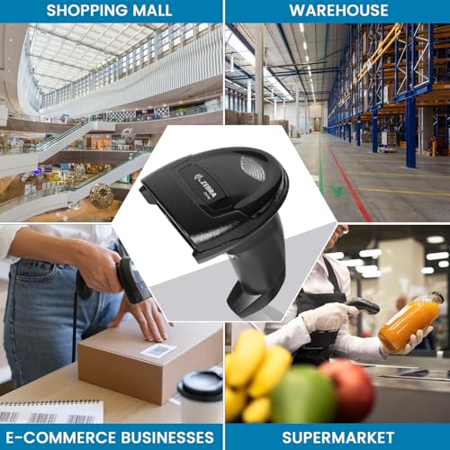 Image of Zebra DS1000 Series Barcode Scanner 1D /2D Handheld USB Corded Bar Code Reader Optical High Speed for Seller Flex Scanning POS System Supermarket (DS1001-US4-2K)