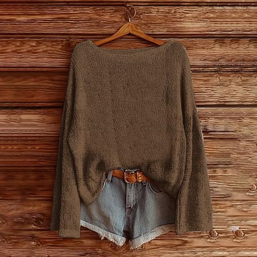 Vintage Sweaters for Women Oversized Boho Fall Fair Isle Sweater Western Floral Ethnic Graphic Pullover Sweatshirts2