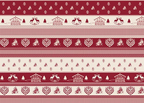 BIANCHERIAWEB Single Duvet Cover 155 x 200 cm, Tyrol Design, 100% Cotton, Made in Italy - Image 3