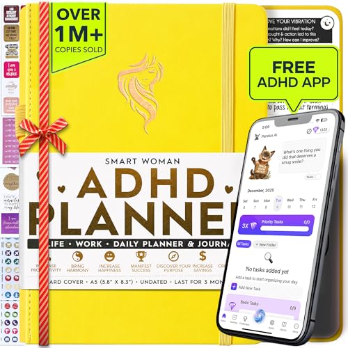 SMART ADHD PLANNER - Adhd Daily Planner - A Self Care Personal Gratitude Journal to Increase