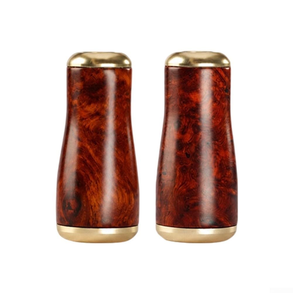 Pomello ergonomico in legno curvo da 16,8 mm, 4 mm | Struttura in radica di palissandro, finitura levigata a mano, tocco delicato sulla pelle, comode giornate lunghe