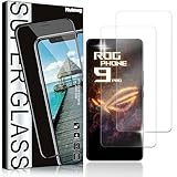 Nutmeg【2枚セット】ASUS ROG Phone 9/Phone 9 Pro/Edition ガラスフィルム【日本旭硝子素材製】FOR ASUS ROG Phone 9 Pro Edition フィルム ROG Phone 9 Pro Edition 5G 保護フィルム 強化ガラス 硬度9H 高透過率 高光沢 気泡なし 貼り付け簡単 撥油性 耐衝撃 高感度タッチ 飛散防止 指紋防止
