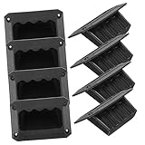 NUOBESTY 8pcs Speaker Side Handle Durable Plastic Replacement Handles for Audio Equipment Lightweight Design for Easy Carrying Convenient Installation with Pre Drilled