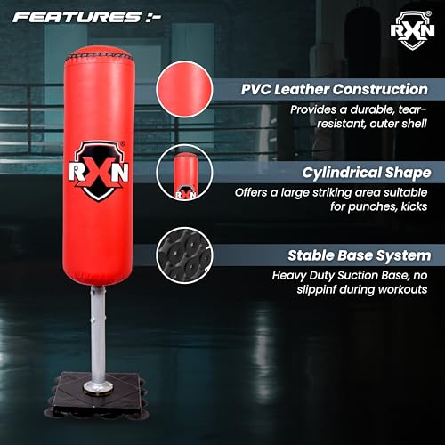 Image of RXN 4 Feet Free Standing Boxing Punch Bag Stand Punching Training Equipment