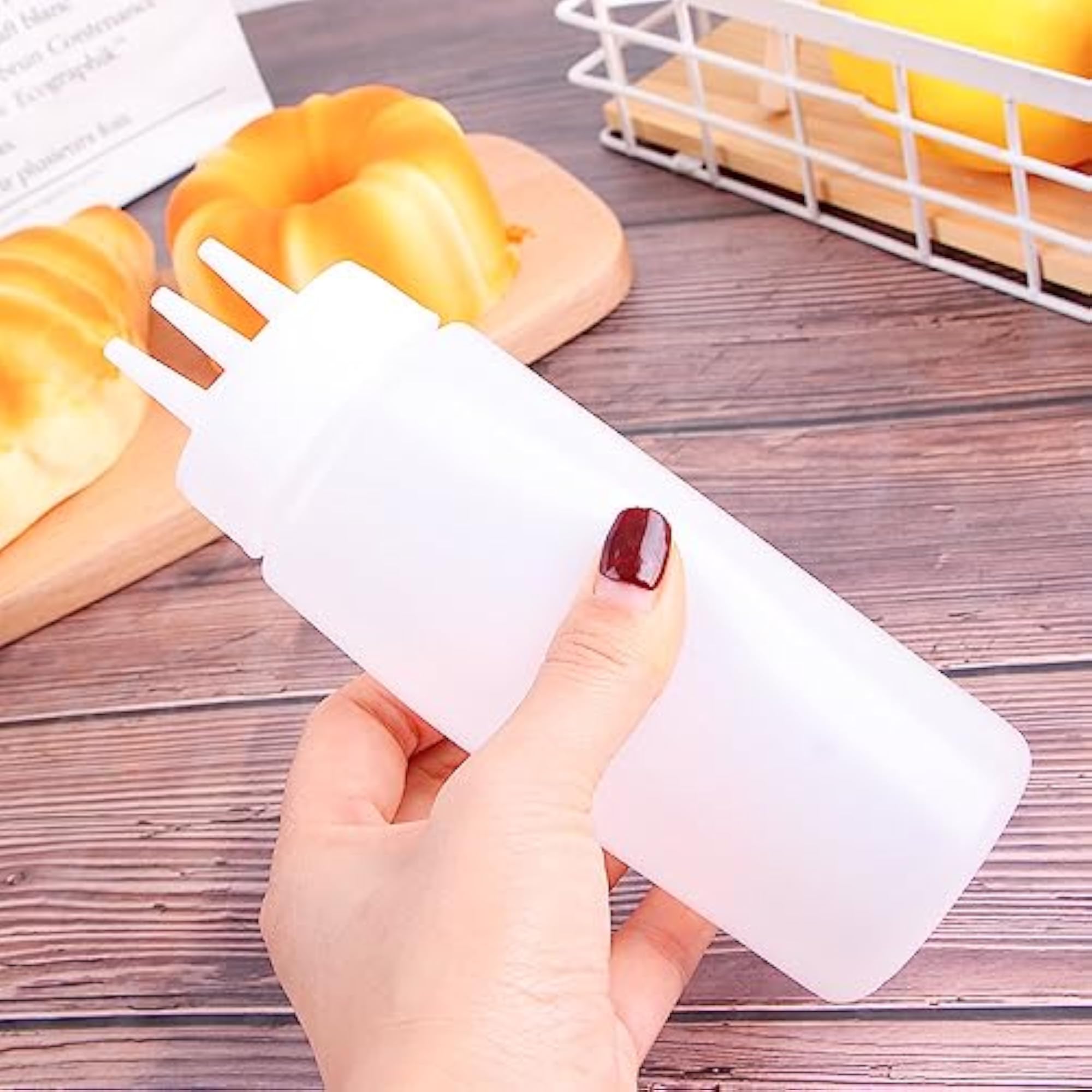 3 Pcs Condiment Squeeze Bottles, 24 OZ