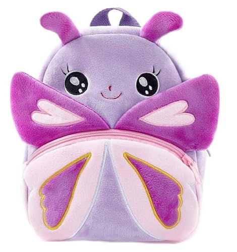 Image of blue tree Cute Kids Backpack Toddler Bag Plush Animal Cartoon Mini Travel Bag for Baby Girl Boy 1-6 Years, Ideal for Gifting for Kids