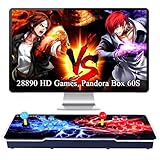 GWALSNTH 28890 in 1 Pandora Box 60S Arcade Games Console, Plug and Play Video Games,1280X720 Display, 3D Games, Search/Save/Hide/ Pause Games,1-4 Players