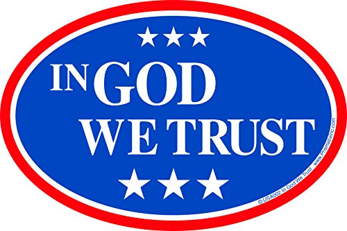 Prismatix American Flag Magnet 6" x 4" in God We Trust
