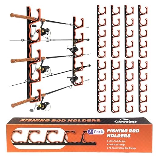 Best way to store an umbrella rig H5 Fishing Rod Holder for Garage