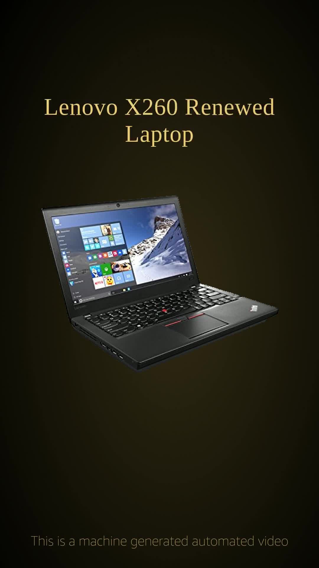 Refurbished) Lenovo Latitude Laptop Windows 10 Pro X260