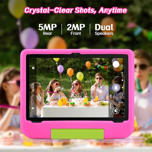 Image of 2025 Android 15 Tablet, 10 inch Kids Tablet, Tablets for Kids with Parental Control, Octa-Core CPU, 8GB+64GB Expandable to 1TB, HD Touchscreen, 5000mAh Battery