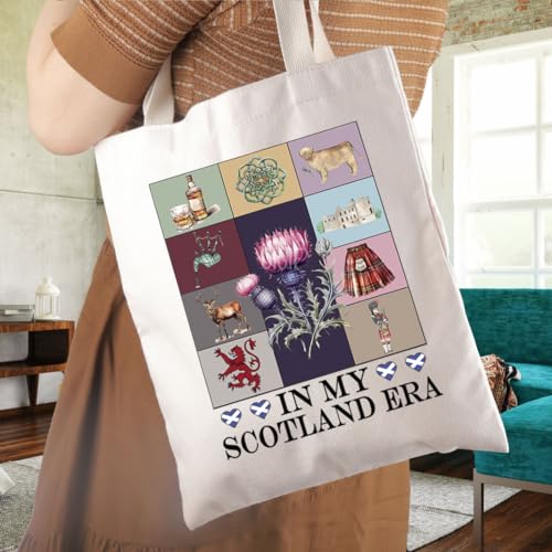 WCGXKO Scotland Vacation Gift In My Scotland Era Scotland Themed Tote Bag for Travelers3