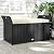 YITAHOME 90 Gallon Outdoor Wicker Storage Bench w/Cushion, Large PE Rattan Deck Storage Box w/Handles & Hydraulics for Patio Furniture, Cushions, Garden Tools, Pool & Sports Equipment, Black&Beige