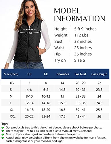 Argstar C19BKL Women'S Quilted Puffer Vest thumb #3