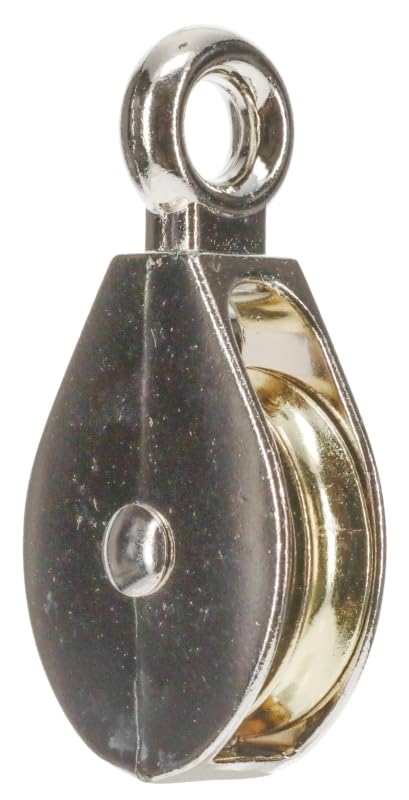 National Hardware Pulley Fixed SNGL NIC PLTD 2IN N100-335