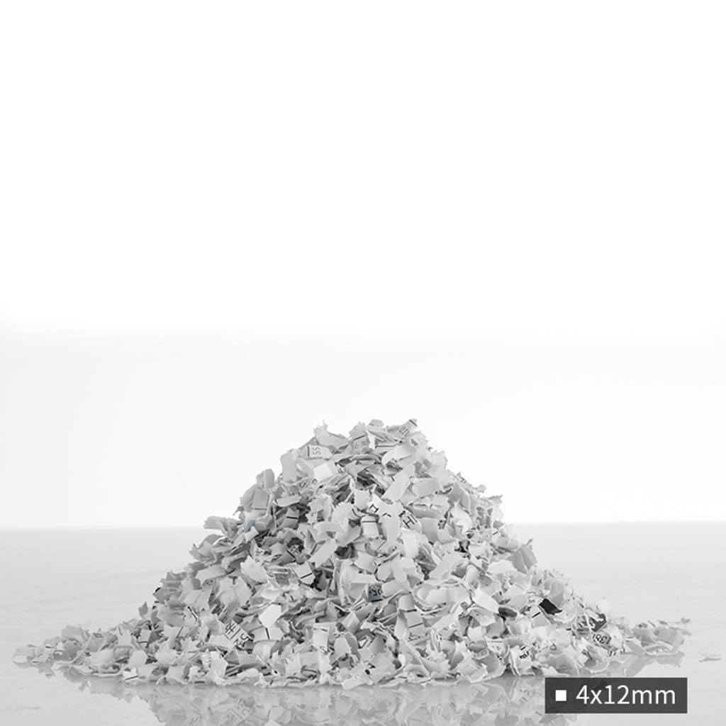 Mini trituradora de Papel-6 Hoja de Corte Transversal de Papel, CD y la Tarjeta de crédito, Cesta Trituradora, 5 Minutos Continua Tiempo de ejecución