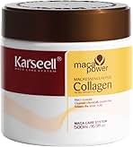 Karseell Collagen Hair Treatment Deep Repair Conditioning Argan Oil Collagen Hair Mask Essence for Dry Damaged Hair All Hair Types 16.90 oz 500ml