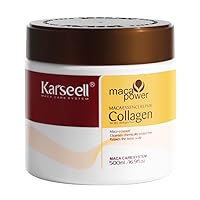 Vista 1 de Karseell Tratamiento capilar con colágeno, reparación profunda, acondicionador, aceite de argán, colágeno para el cabello, esencia para cabello seco