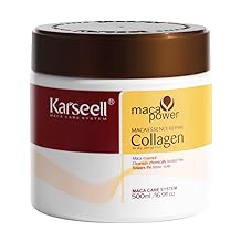 Karseell Collag&egrave;ne Traitement capillaire R&eacute;paration profonde Conditionnement Huile d'argan Collag&egrave;ne Masque capillaire Essence pour cheveux Tous types de cheveux 16,90 oz