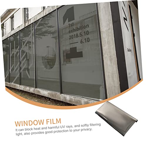 Vinilo para ventana privacidad DOITOOL 200x45 cm negro miniatura 4