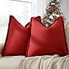 Zwjdchristmaspillowcovers24x24setof2christmasthrowpillowcoverswithfringechiccottonchristmasdecorativepillowssquarecushioncoversforsofacouchbedlivingroomfarmhousebohodecor  Urban Country Home Decor Zwjd christmas pillow covers 24×24 set of 2 christmas throw pillow covers with fringe chic cotton christmas decorative pillows square cushion covers for sofa couch bed living room farmhouse boho decor  urban country home decor