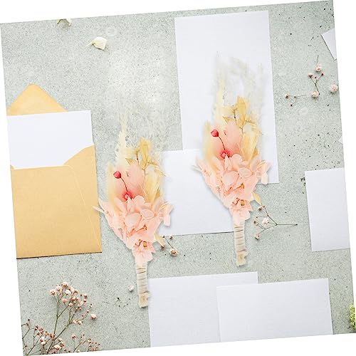 Ramo mini rústico de flores secas eternas 6pcs miniatura 7