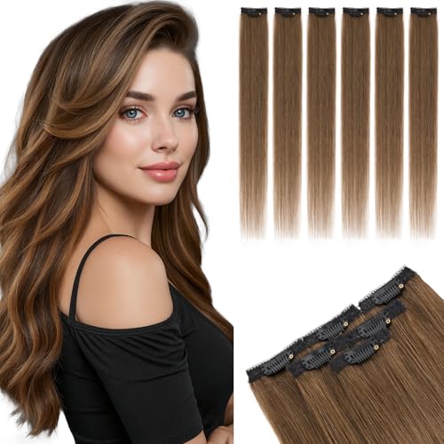 MY-LADY Extension Cheveux Naturel Clip 6 Pièces...