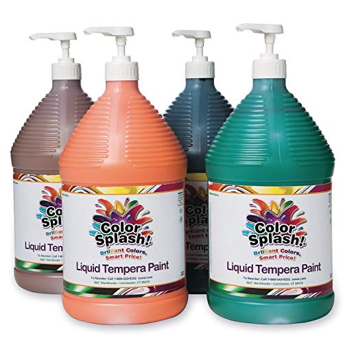 128-oz. Color Splash! Liquid Tempera Paint - Set B