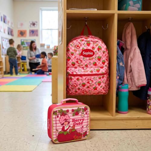 DIBSIES Personalized School Combo created using Strawberry Shortcake Backpack and Lunch Box - 1